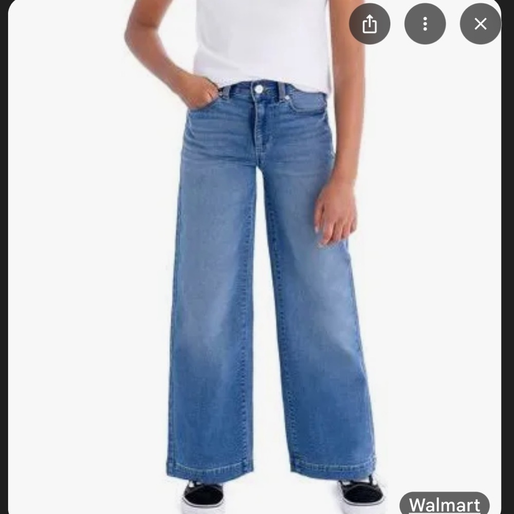 Jordache vintage high rise‎ wide leg Jean 14 NWT